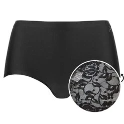 Ten Cate Dames Secrets Maxi Slip Kant Zwart