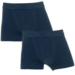 Ten Cate Jongens Basic 2-pack Boxers Blauw