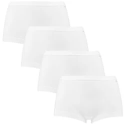 Ten Cate Dames Basics 4-pack Shorts Wit