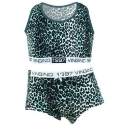 Vingino Meisjes 2-pack Bralette & Hipster Set Animal Mint Multi