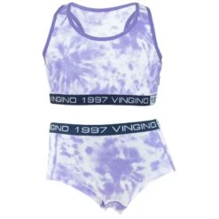Vingino Meisjes 2-pack Bralette & Hipster Set Tie Dye Paars