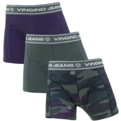 Vingino Jongens 3-pack Boxers Camou Multi II