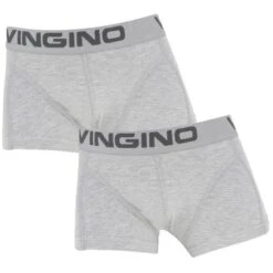 Vingino Jongens 2-pack Boxers Grijs