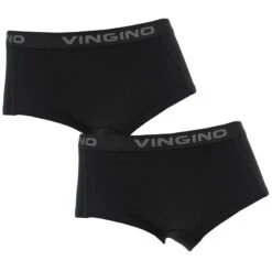 Vingino Meisjes 2-pack Hipsters Zwart
