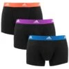 Adidas 3-pack Boxers Active Flex Logo Combi Zwart
