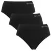 Bamboo Basics Dames 3-pack Slips Belle Zwart