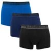 Bamboo Basics 3-pack Boxers Liam Blauw & Zwart