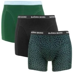 BJØRN BORG Björn Borg Cotton Stretch 3-pack Boxers Leopard Multi