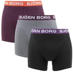 BJØRN BORG Björn Borg Cotton Stretch 3-pack Boxers Basic Multi