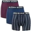 BJØRN BORG Björn Borg Performance 3-pack Boxers Stripe Multi
