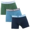 BJØRN BORG Björn Borg Jongens Premium Cotton Stretch 3-pack Boxers Basic Multi