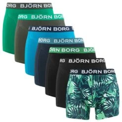 BJØRN BORG Björn Borg Cotton Stretch 7-pack Boxers Basic Print Multi
