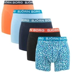 BJØRN BORG Björn Borg Cotton Stretch 5-pack Boxers Basic Print Multi