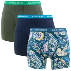 BJØRN BORG Björn Borg Cotton Stretch 3-pack Boxers Print Multi II