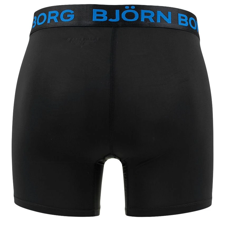 BJØRN BORG Björn Borg Performance 5-pack Boxers Leafs Blauw & Zwart 5 BJØRN BORG Björn Borg Performance 5-pack Boxers Leafs Blauw & Zwart - Afbeelding 5