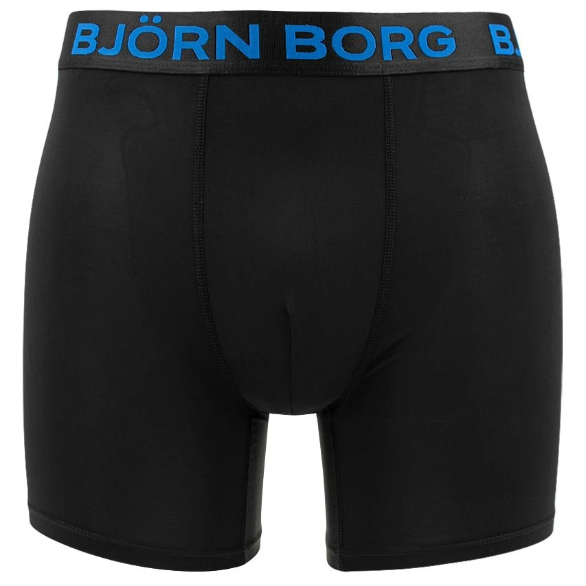 BJØRN BORG Björn Borg Performance 5-pack Boxers Leafs Blauw & Zwart 4 BJØRN BORG Björn Borg Performance 5-pack Boxers Leafs Blauw & Zwart - Afbeelding 4