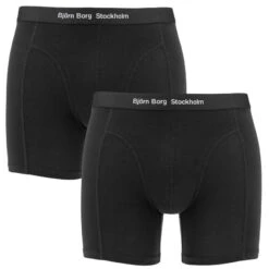 BJØRN BORG Björn Borg 2-pack Lyocell Boxers Basic Zwart