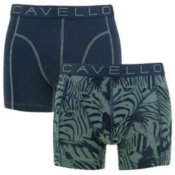Cavello 2-pack Microfiber Boxers Zebra Blauw