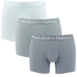 Calvin Klein Modern Structure 3-pack Boxers Blauw, Grijs & Groen