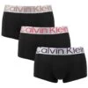Calvin Klein Reconsidered Steel 3-pack Microfiber Boxer Trunks Zwart 6J4
