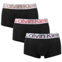 Calvin Klein Reconsidered Steel 3-pack Microfiber Boxer Trunks Zwart 6J4
