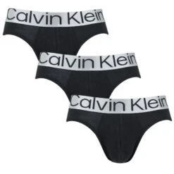 Calvin Klein Reconsidered Steel 3-pack Herenslips Zwart