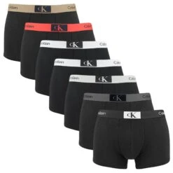 Calvin Klein 1996 7-pack Boxers Combi Zwart