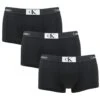 Calvin Klein 1996 3-pack Microfiber Boxer Trunks Zwart
