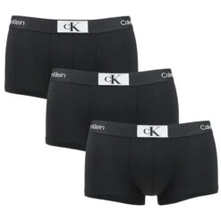 Calvin Klein 1996 3-pack Microfiber Boxer Trunks Zwart