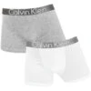 Calvin Klein Jongens 2-pack Boxers Wit & Grijs