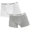 Calvin Klein Jongens 2-pack Boxers Grijs & Wit