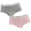 Calvin Klein Meisjes 2-pack Boxershorts Roze & Grijs