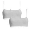 Calvin Klein Dames 2-pack Bralettes Basic Grijs