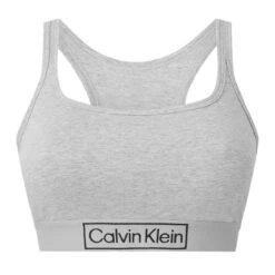 Calvin Klein Dames Reimagined Heritage Plus Size Bralette Grijs