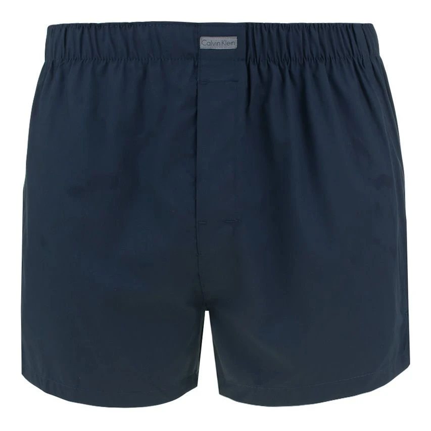 Calvin Klein 3-pack Wijde Boxershorts Stripe / Check Blauw 6 Calvin Klein 3-pack Wijde Boxershorts Stripe / Check Blauw - Afbeelding 6