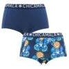 Chicamala Dames 2-pack Boxershorts Buddha Blauw