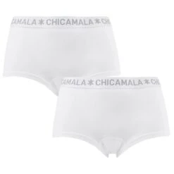 Chicamala Dames 2-pack Boxershorts Basic Wit