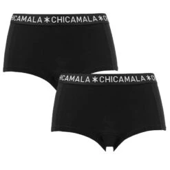 Chicamala Dames 2-pack Boxershorts Basic Zwart