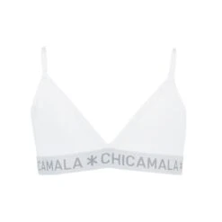 Chicamala Meisjes Triangle Bralette Basic Wit