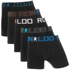 CR7 Jongens 5-pack Boxers Zwart