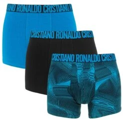 CR7 3-pack Boxers AOP Blauw & Zwart