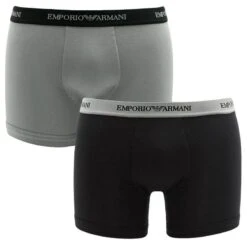 Emporio Armani 2-pack Boxers Zwart & Grijs