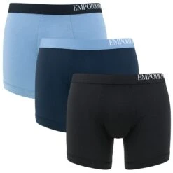 Emporio Armani 3-pack Microfiber Boxers Soft Touch Multi