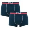 FILA 2-pack Boxers Blauw