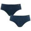 Götzburg 2-pack Herenslips Minimal Print Blauw
