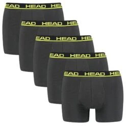 HEAD 5-pack Boxers Basic Grijs