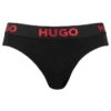 Hugo Boss Dames HUGO Sporty Logo Slip Zwart