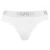 Hugo Boss Dames HUGO Sporty Logo Slip Wit