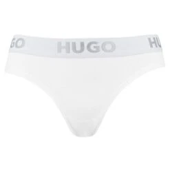 Hugo Boss Dames HUGO Sporty Logo Slip Wit