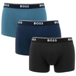 Hugo Boss BOSS Power 3-pack Boxers Blauw 972